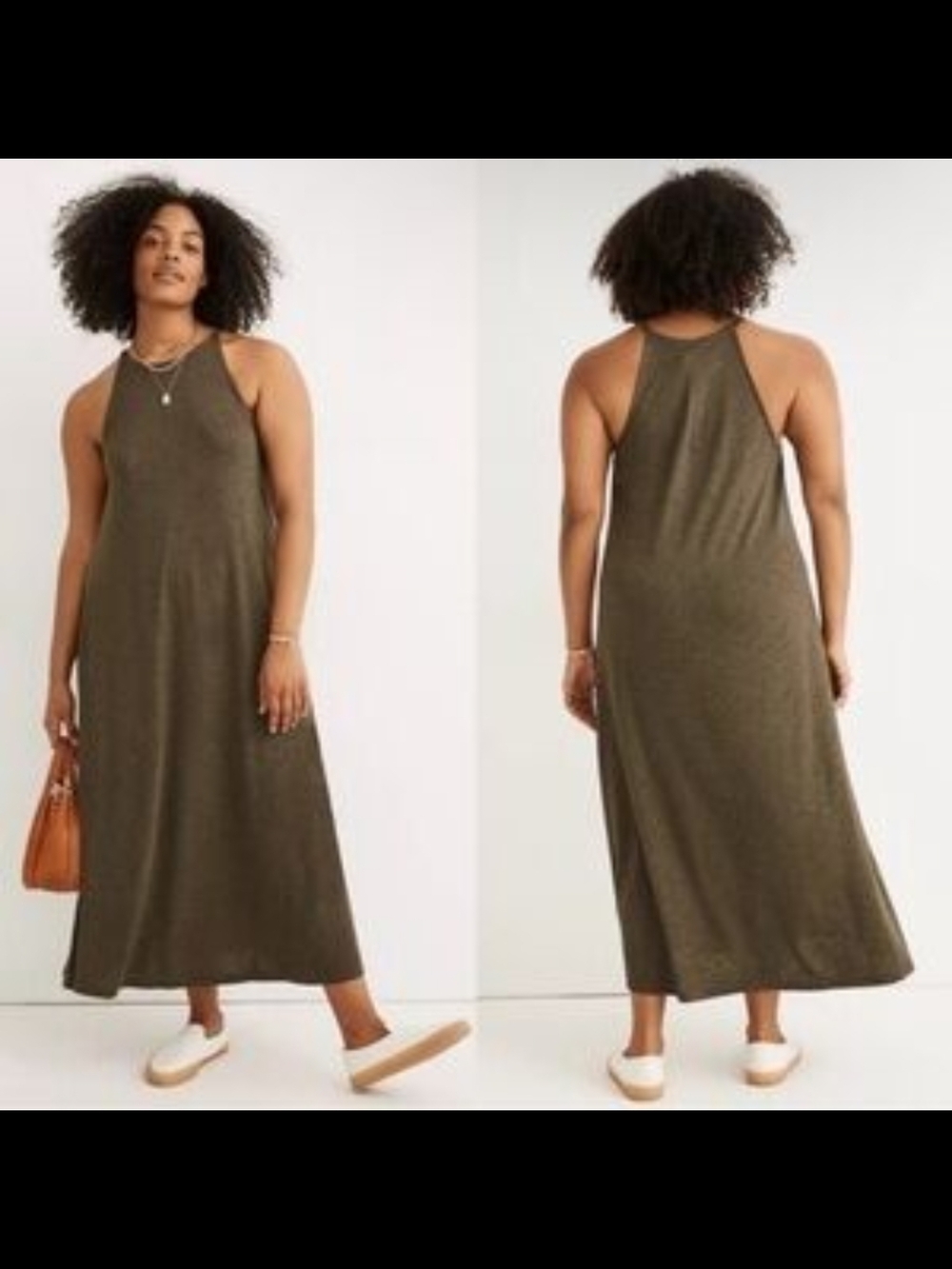 Madewell Small Knit Cami Midi Dress
